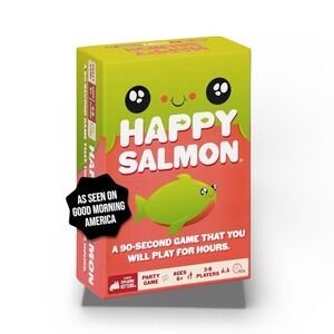 Happy Salmon 3-8 Players Easy to Learn Quick Matching Card Game
